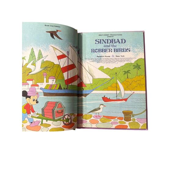Disney's Sindbad and the Robber Birds Wonderful World of Reading Hardcover Book - Picture 6 of 10